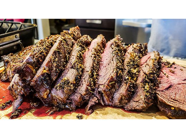 Serving prime rib for the holidays can have sentimental and economic benefits. (DTN photo by Katie Dehlinger)