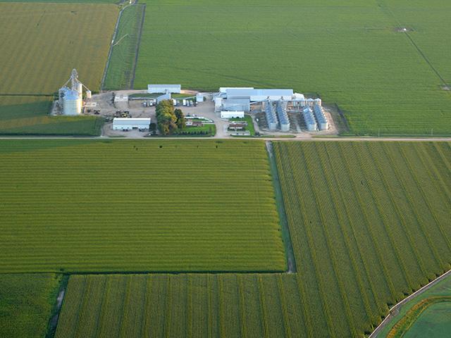 In real terms (after being adjusted for inflation with the Personal Consumption Expenditures Price Index, or PCEPI), Midwest farmland values have dropped by 3.7% since 2025. (DTN file photo)