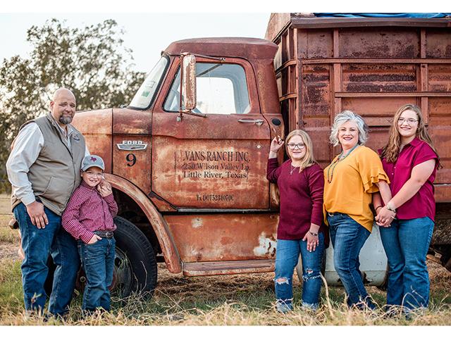 Every member of the Evans family is involved in various enterprises on their farming operation. (Photo by Melody Clampet, Courtesy of Evans Ranch)