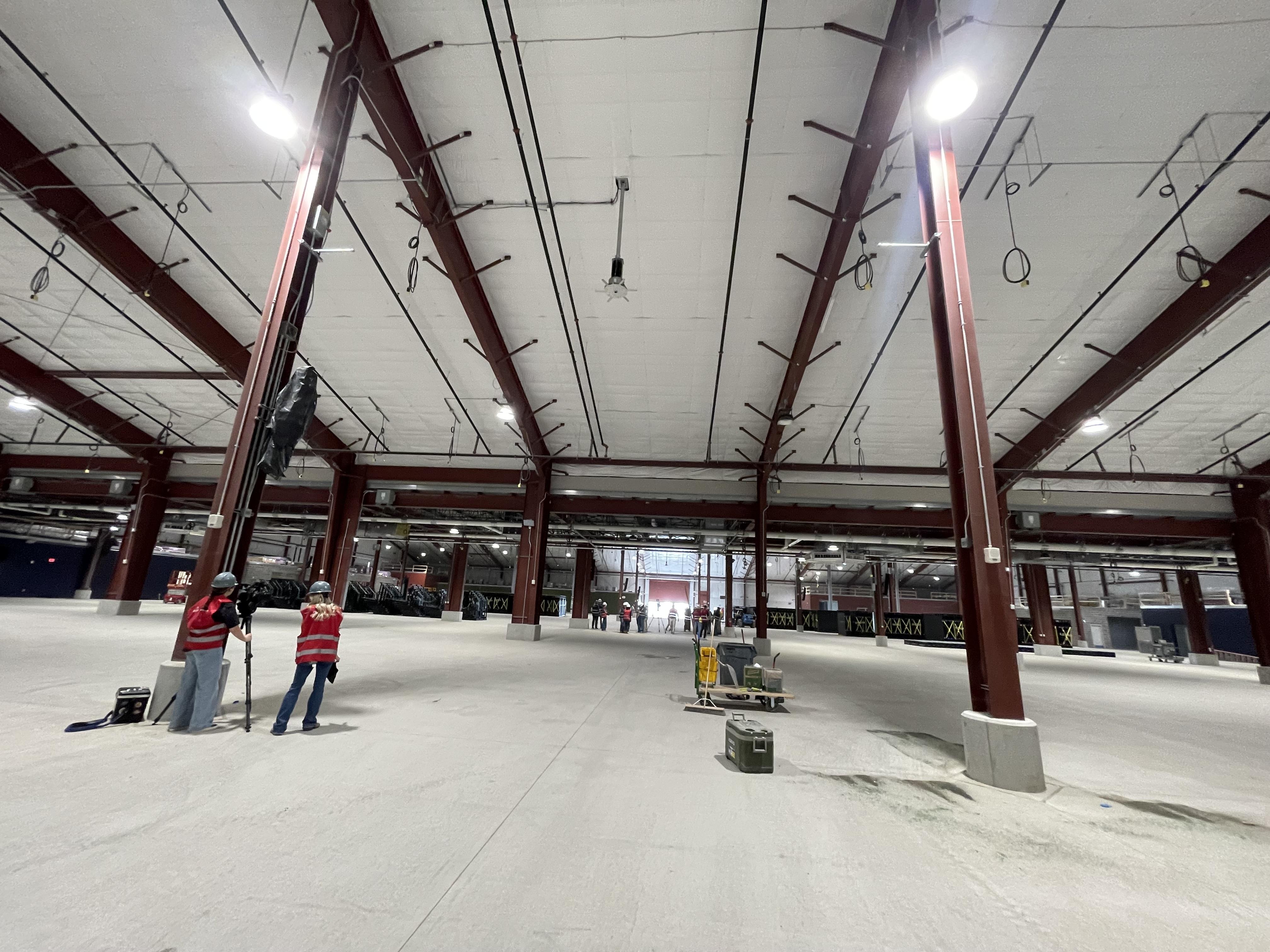 A recent tour for media showed the inside of the livestock barns at the American Royal's new facility in Kansas City, Kansas. (Photo courtesy of American Royal Association)